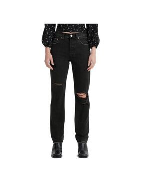 Levi's Womens 501 Original Fit Jeans in Winona Forever distressed button fly 26